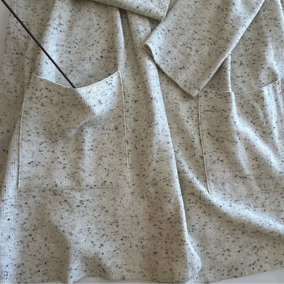 SALE Eileen Fisher Ivory Organic Cotton Cardigan  Medium - Picture 5 of 6